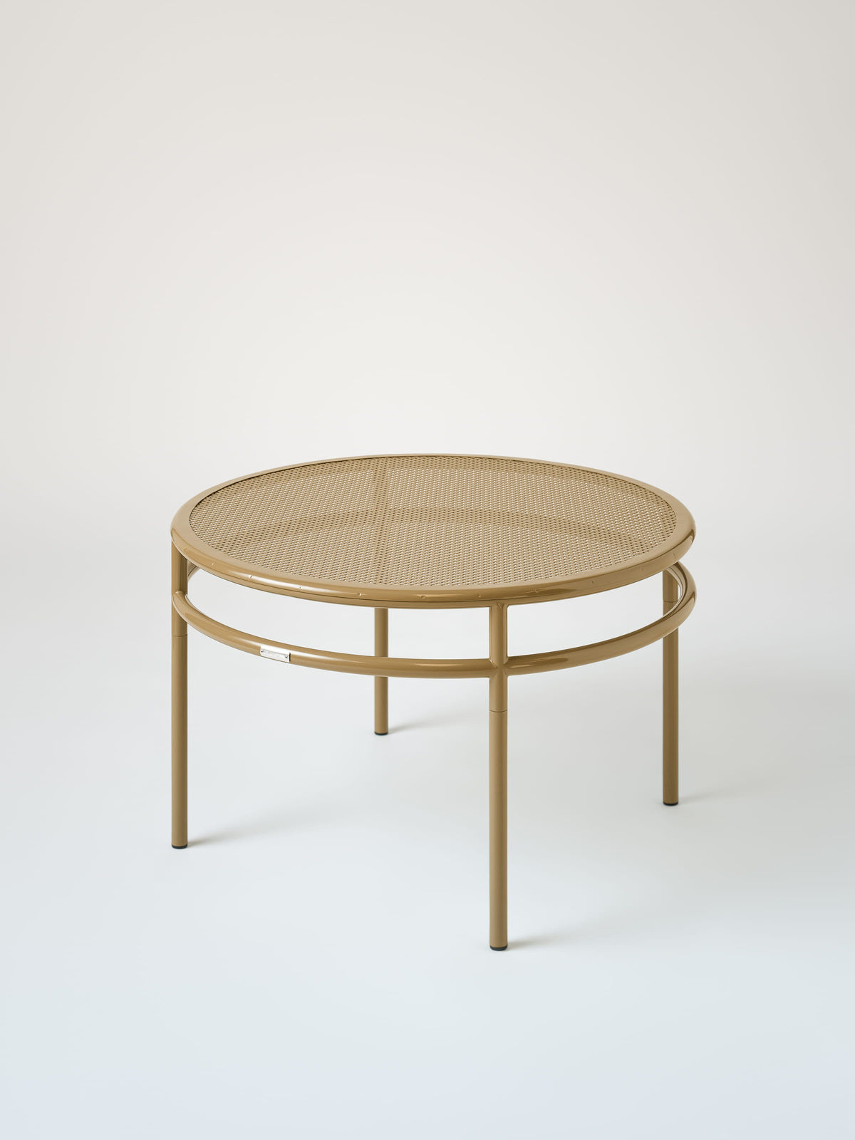 Tressée Ø80 Coffee Table - Brown Green