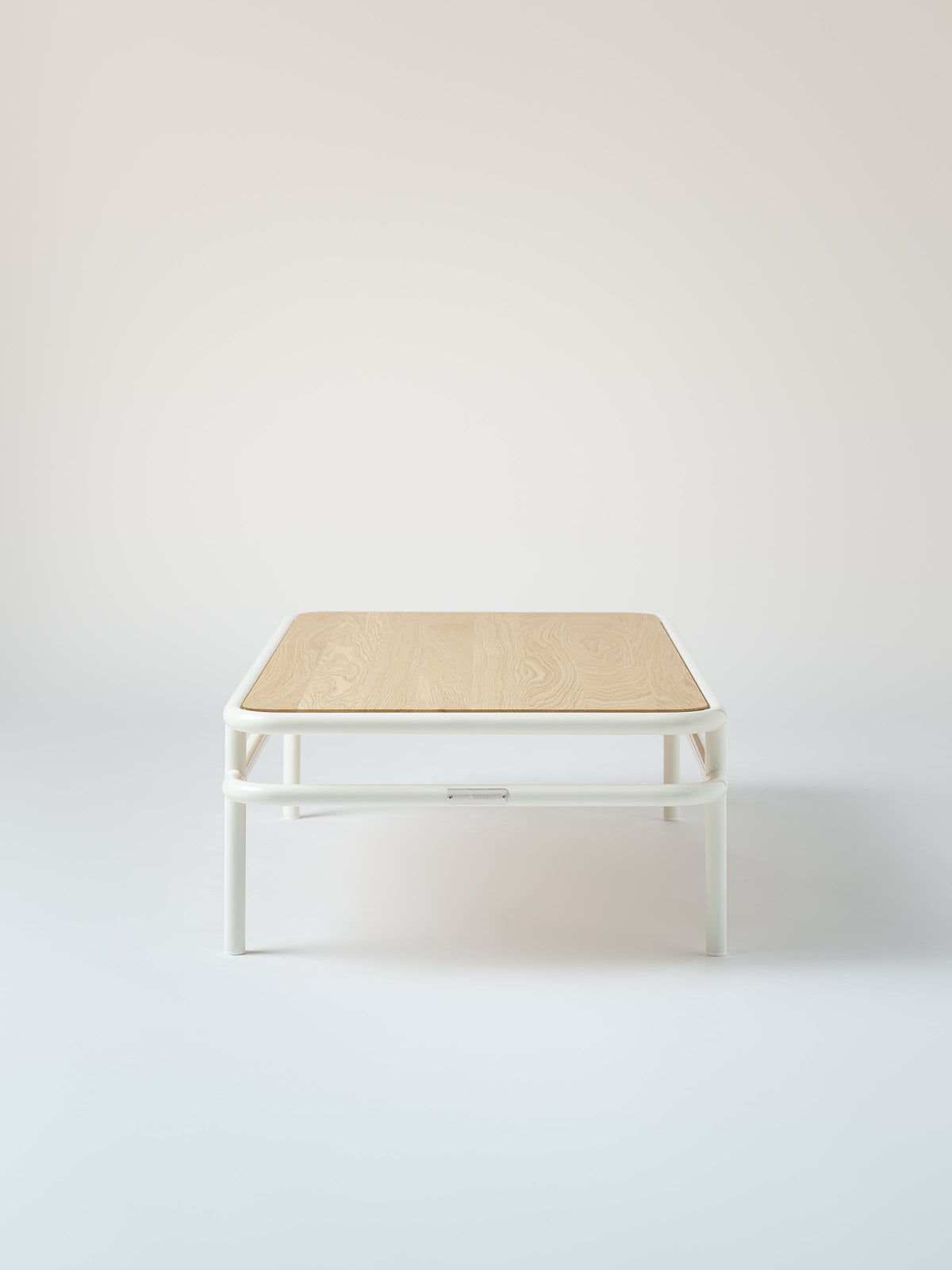 UD 120x60 / natural oak top Coffee Table - Dark Black