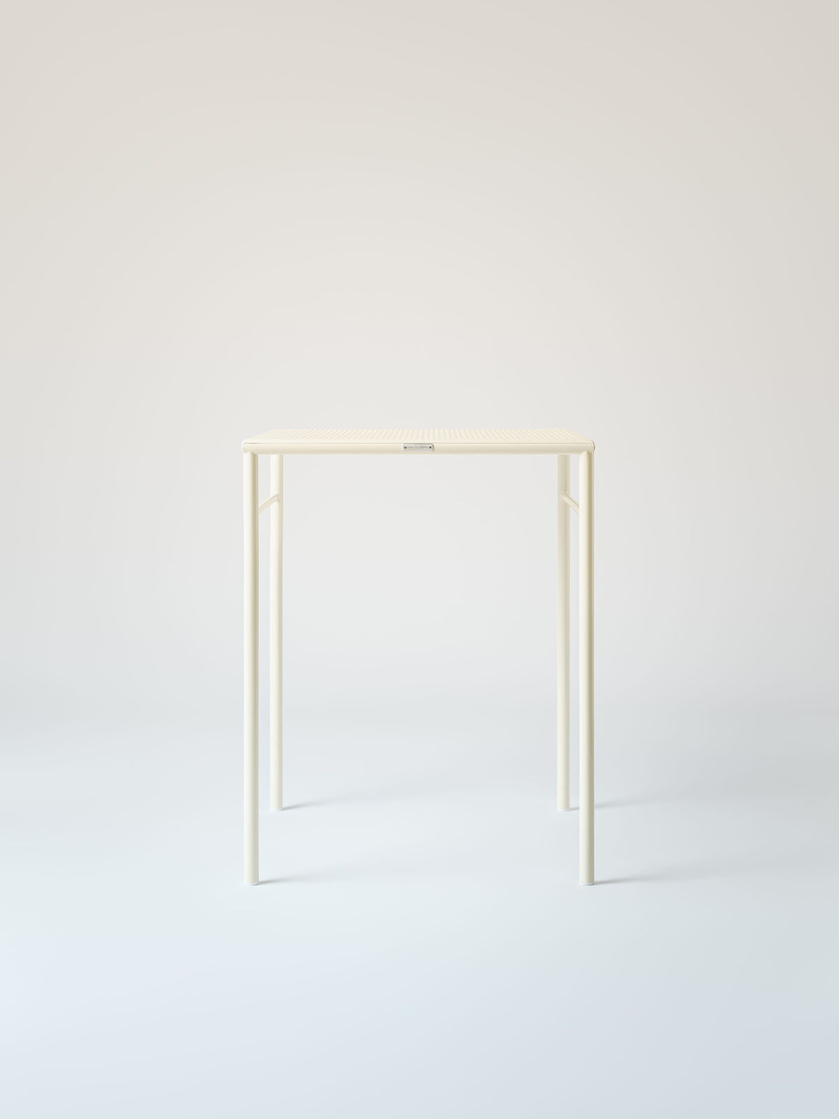 Tressée 60x60 Café Table - Pearly White