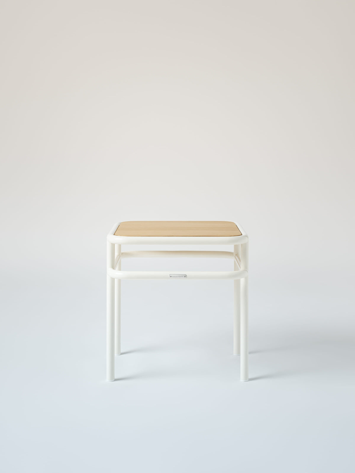 UD / natural oak top Side Table - Brown Black