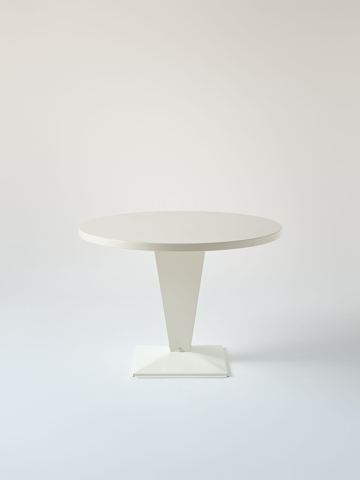 KUB Ø100 Table - Pure White
