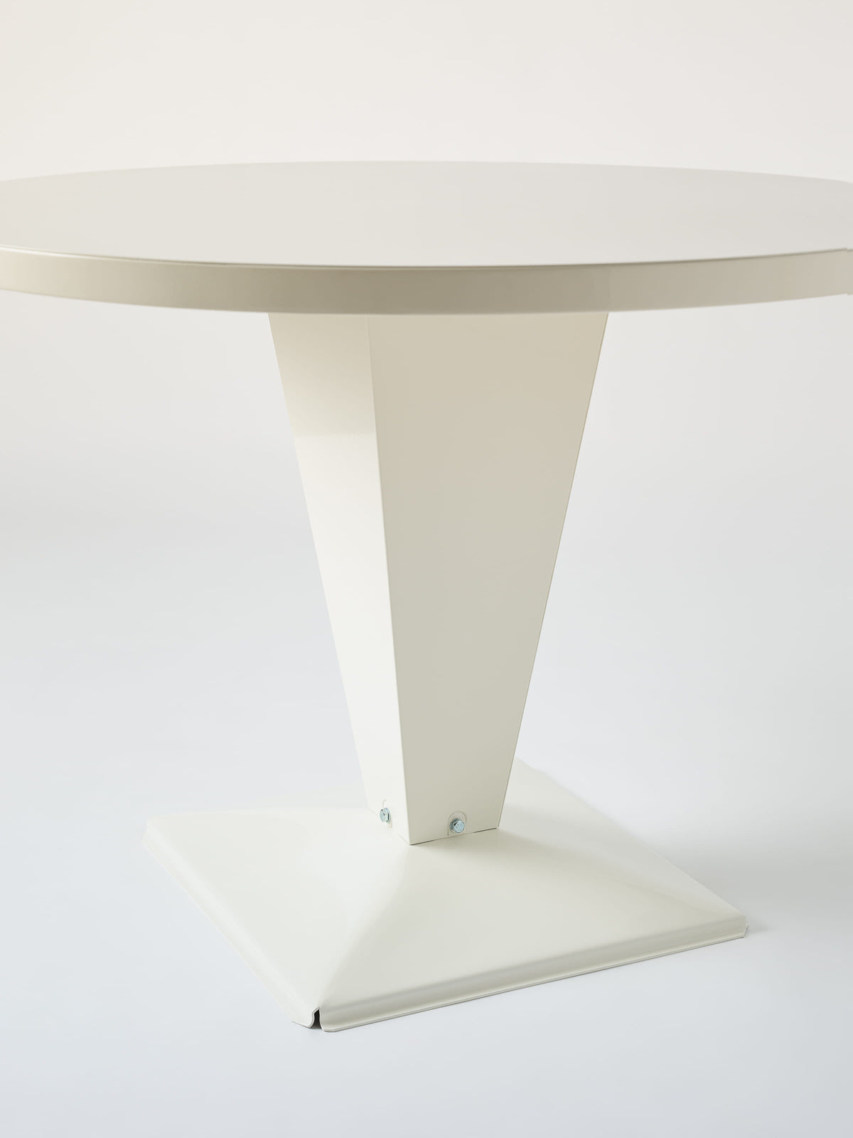 KUB Ø100 Table - Pure White