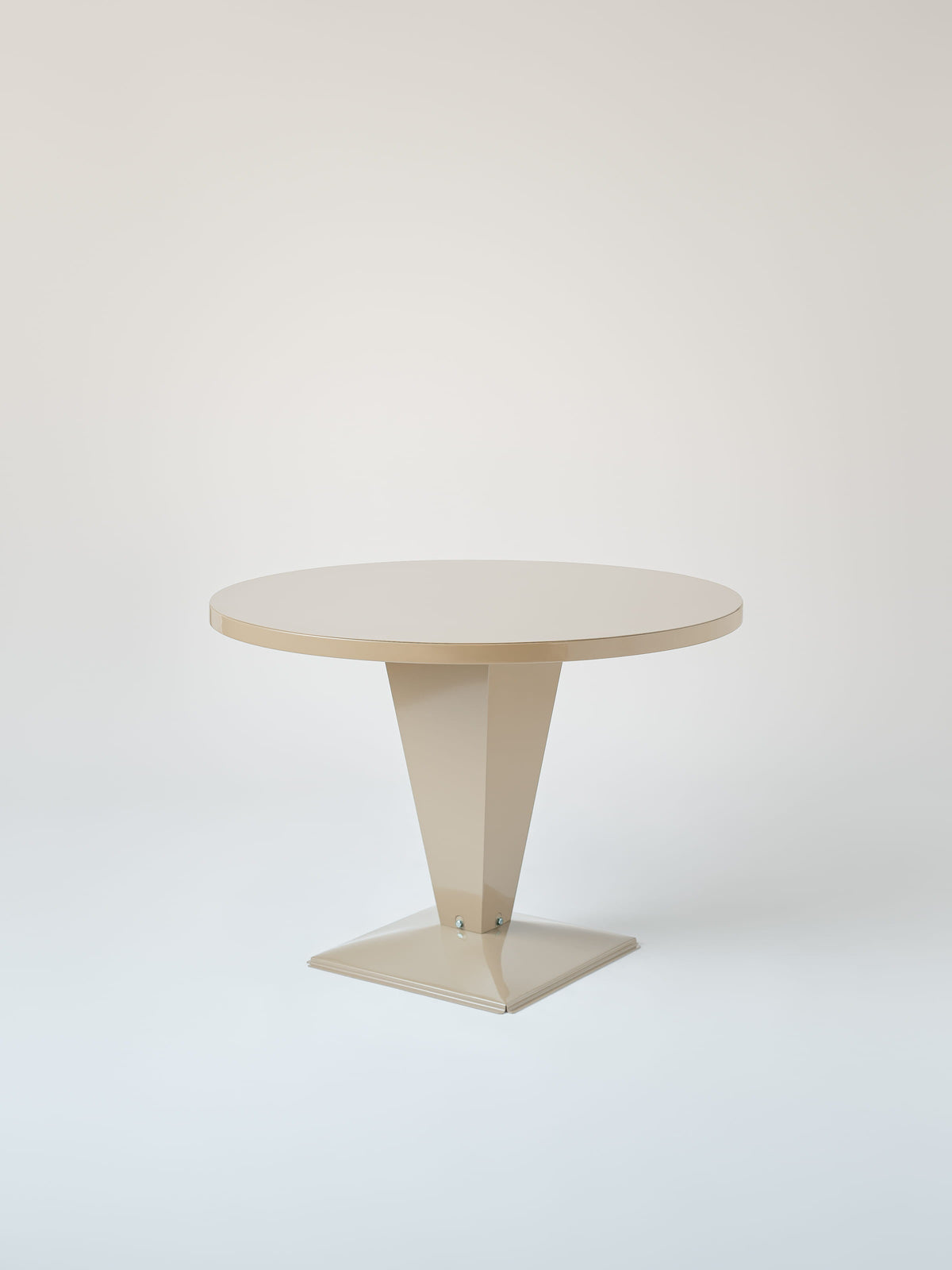 KUB Ø100 Table - Grey Beige