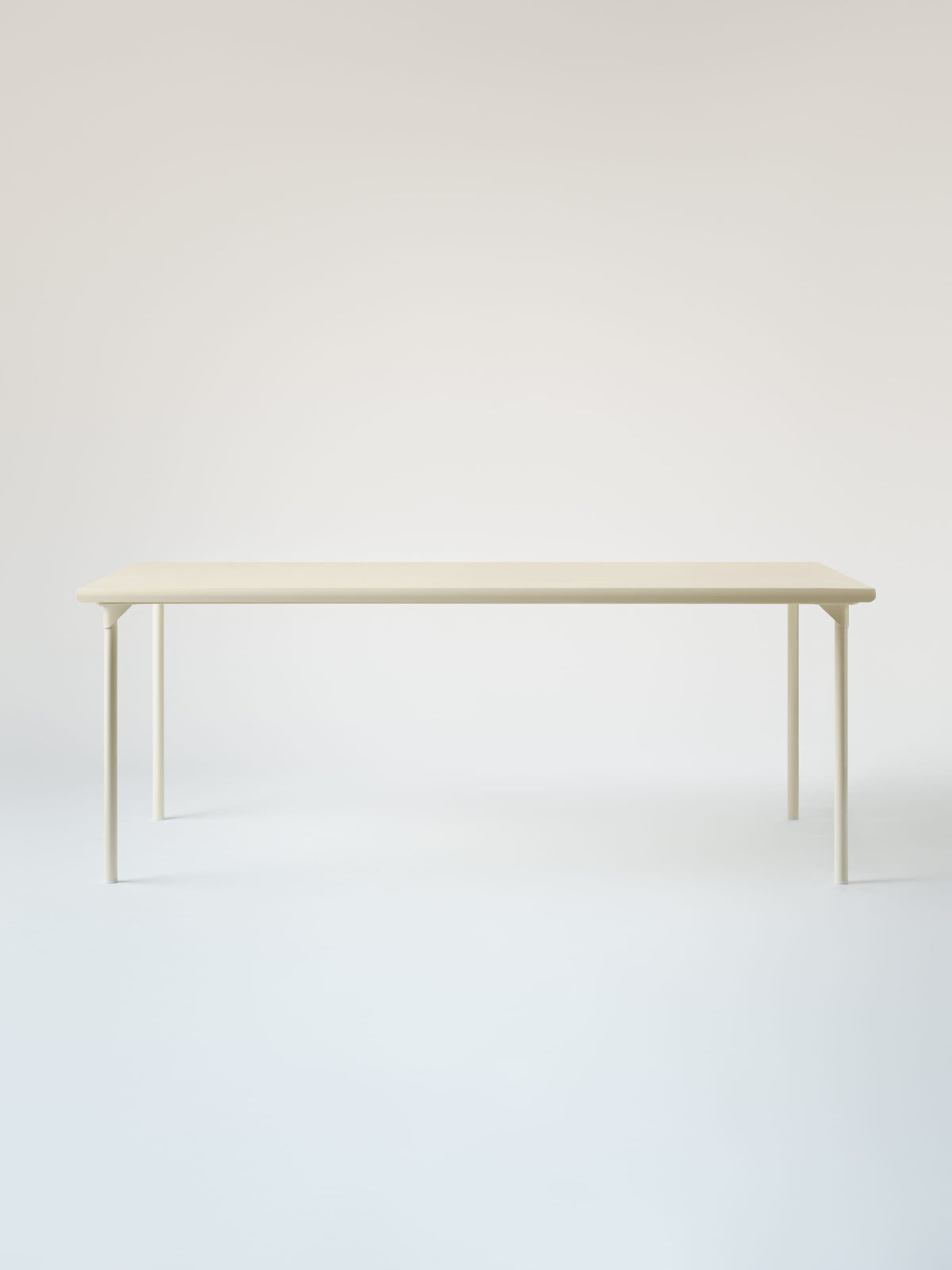 Patio 200x100 Table - Pearly White
