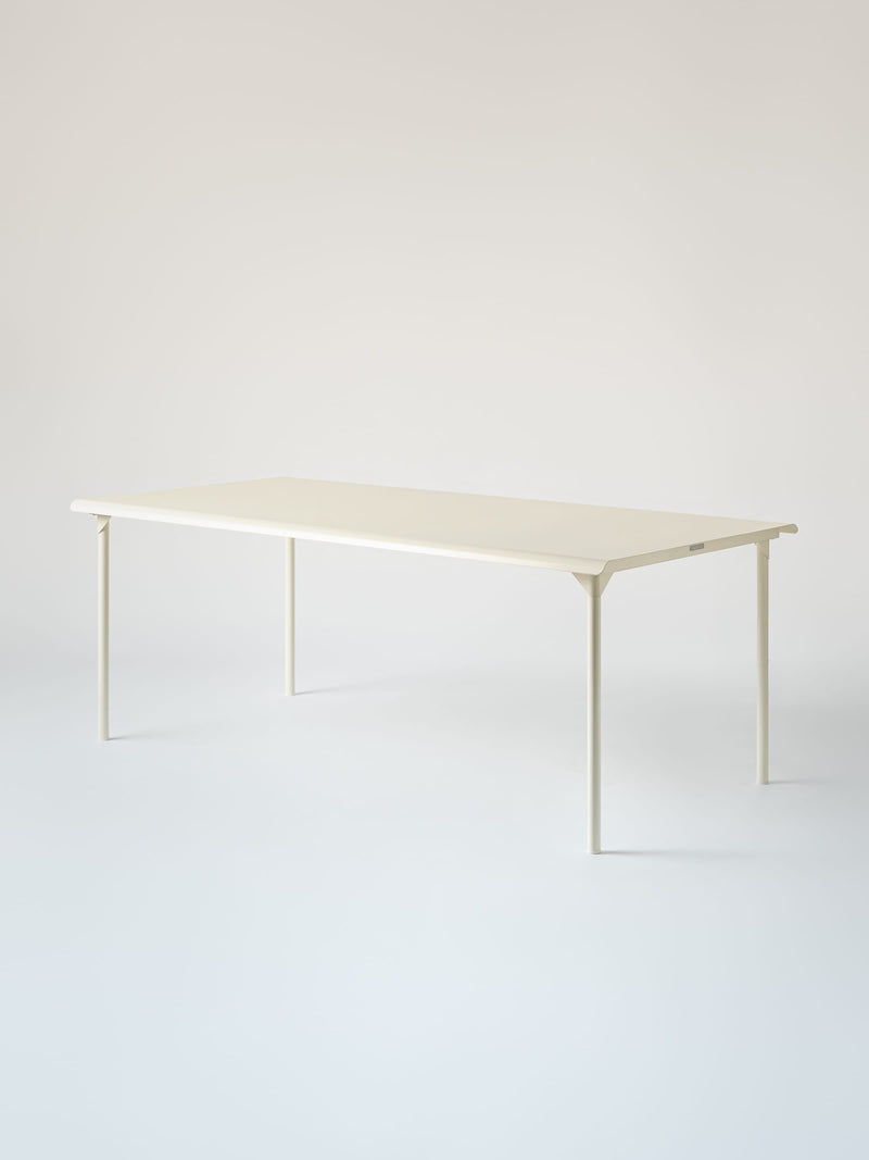 Patio 200x100 Table - Pearly White