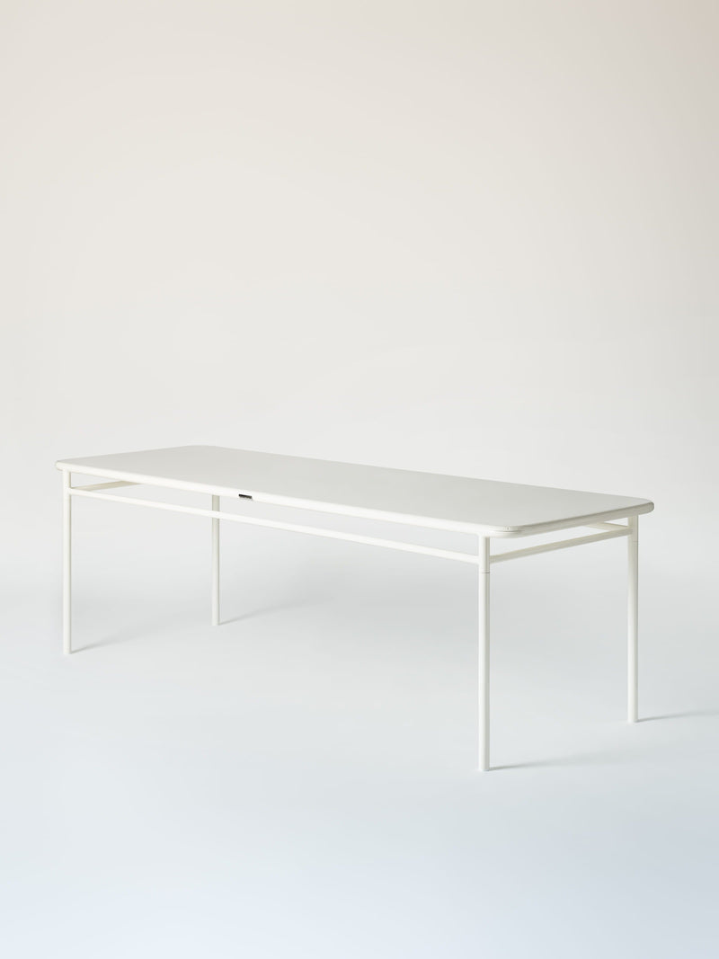 T37 240x80 Table - Pure White