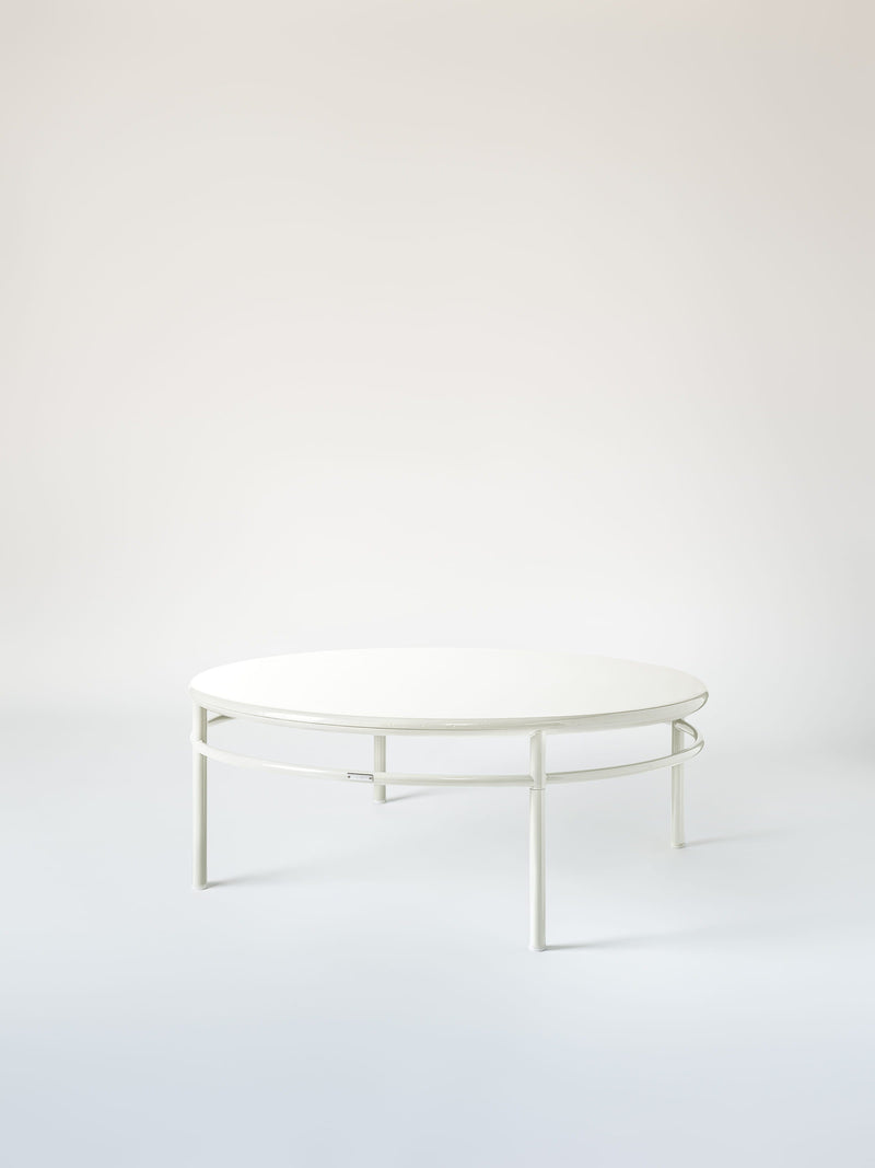 T37 Ø120 Coffee Table - Pure White