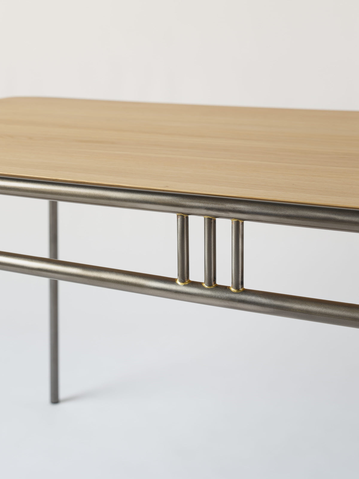 UD 180x90 / natural oak top Table - Raw Varnished