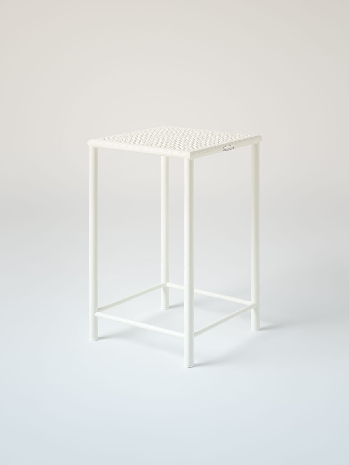 Tressé H65 Stool - Pearly White