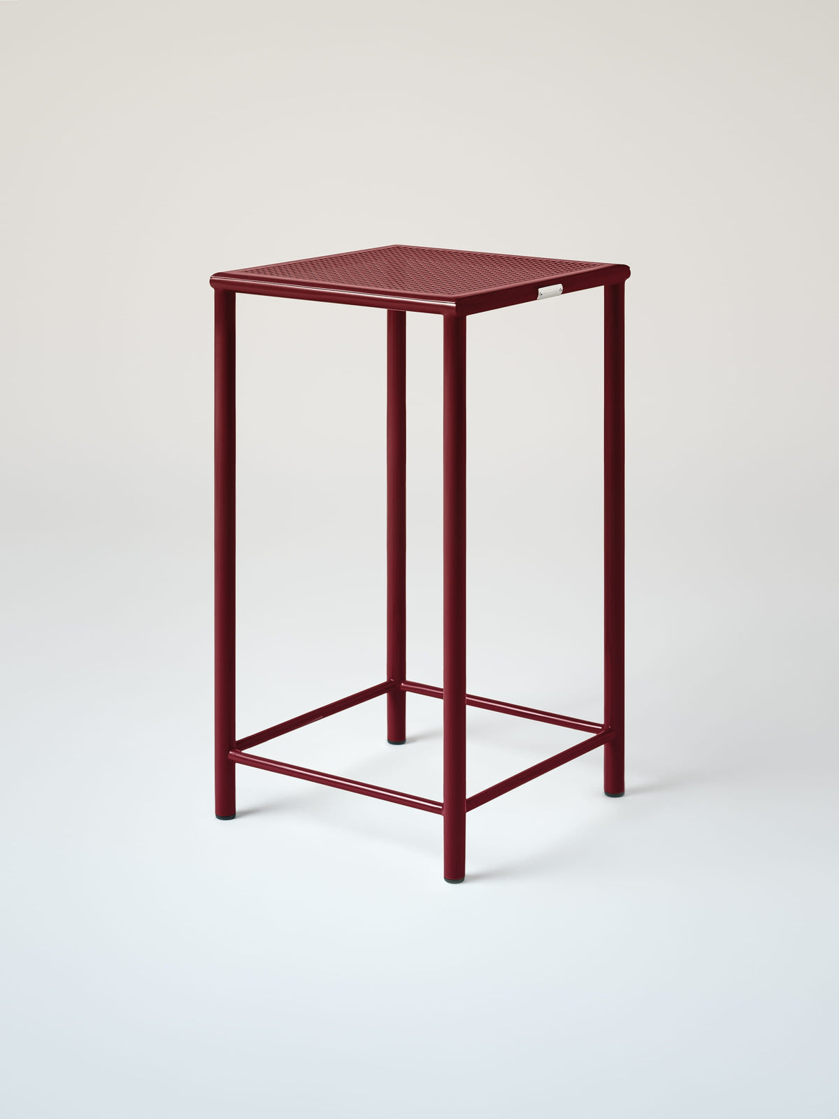 Tressé H75 Stool - Red Wine