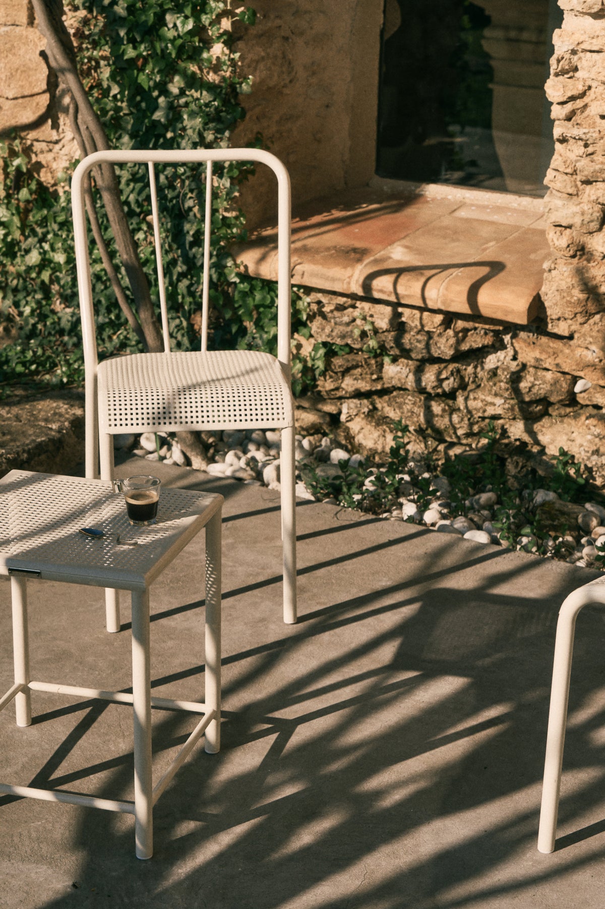 Tressée Chair - Pearly White