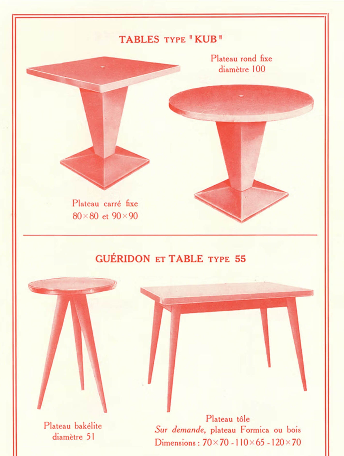 Table 55, a synthesis of form and function